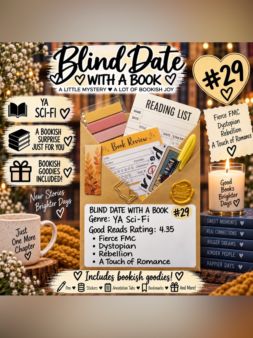 Blind Date With A Book #29 - YA Sci‑Fi Book & Accessories